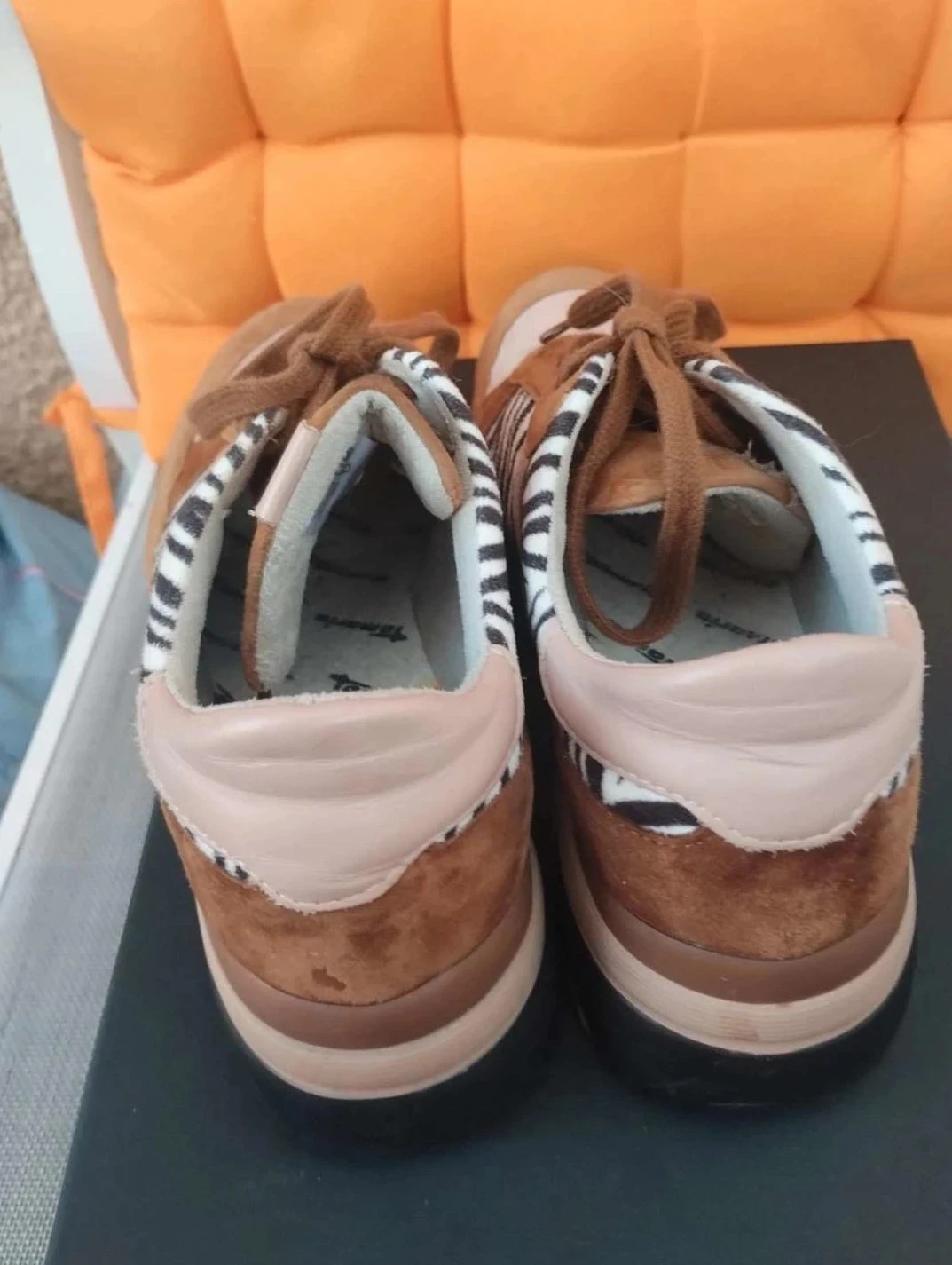 Tênis marrom/zebra,Tamaris, P38 – photo 3